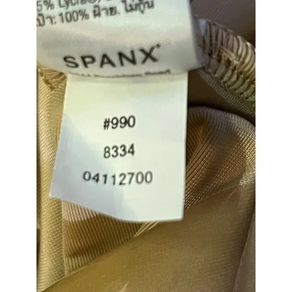 Spanx Shaper Dress Body Suit Womens L Used Nude 04112700 - Picture 9 of 16